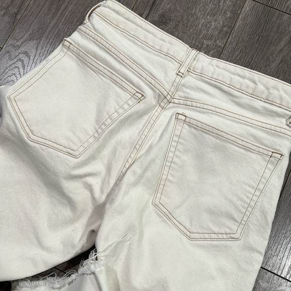 TOPSHOP Ecru Straight Jeans 28 - Picture 7 of 7
